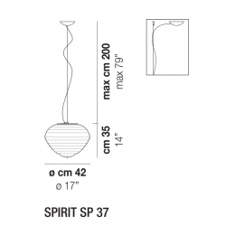 SPIRIT SP 37 LAMPA WISZĄCA VISTOSI   Różne kolory