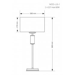 MODESTO GABINETOWA MOD-LG-1  KUTEK MOOD