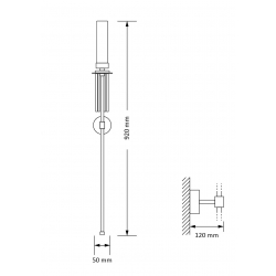MUSSA KINKIET MUS-K-1 II  KUTEK MOOD
