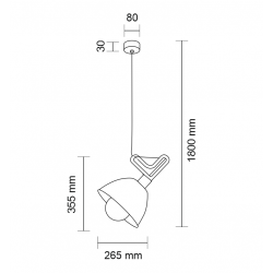 GOBO Lampa wisząca 5591    SHILO